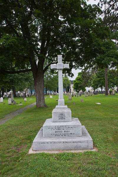 20100722_132144 Nikon D3.jpg - Tombstone dedicated to the British soldiers who served in Fredericton between 1784 and 1869